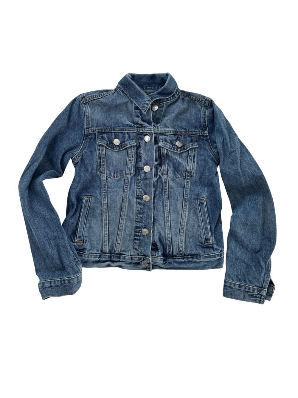 Gap 1969 Classic Icon Denim Trucker Jacket - Medium Indigo Wash